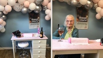 Nail bar opens at Palacefields care home